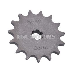   sprocket 15 tooth old type for Simson S50, SR4-1, SR4-2, SR4-3, SR4-4, KR51/1 Schwalbe, Star, Sperber, Spatz, Habicht