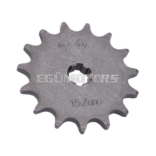 sprocket 15 tooth old type for Simson S50, SR4-1, SR4-2, SR4-3, SR4-4, KR51/1 Schwalbe, Star, Sperber, Spatz, Habicht