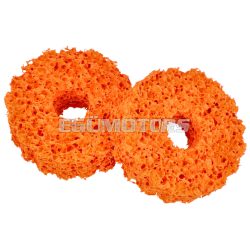   handlebar foam rubber ring set orange for Simson S50, S51, S53, S70, S83, SR4, SR50, SR80, KR50, KR51