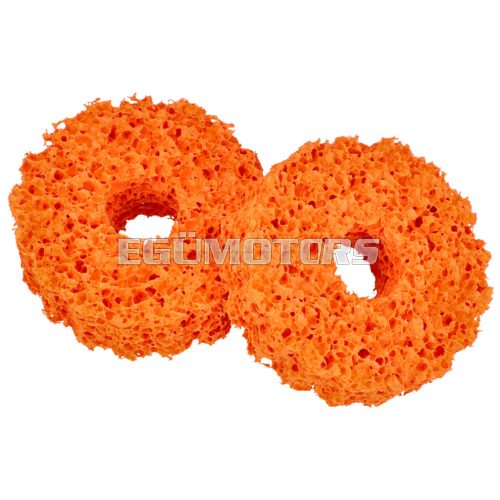 handlebar foam rubber ring set orange for Simson S50, S51, S53, S70, S83, SR4, SR50, SR80, KR50, KR51