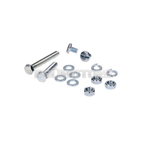OEM Standard 13 darabos kipufogórendszer csavarkészlet,  Simson S50, S51, S51E, S70, S70E Enduro