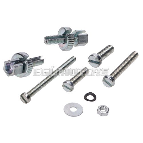 compact switch and handlebar mounting standard parts set for Simson S50, S51, S70, SR50, SR80