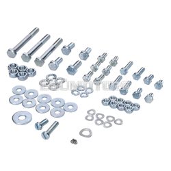   upper frame, support, subframe brace, seat, tank standard parts set for Simson S50, S51, S53, S70, S83