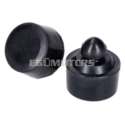 seat rubber buffer black, 2 pieces for Simson S50, S51, S70