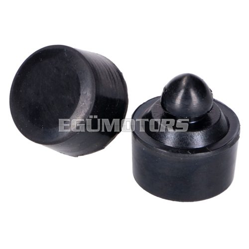 101 Octane Ülés gumi ütköző fekete, 2 db, Simson S50, S51, S70
