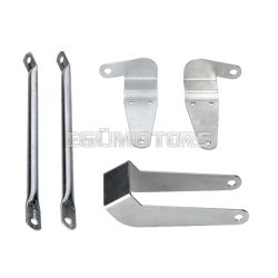   leg shield mounting parts set 5-piece for Simson S50, S51, S70