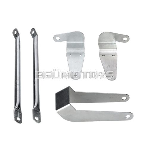 leg shield mounting parts set 5-piece for Simson S50, S51, S70