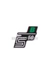 logo foil / sticker S50 B green for Simson S50