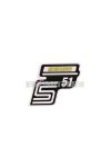 logo foil / sticker S51 Enduro yellow for Simson S51