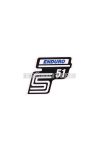 OEM Standard Logo fólia, matrica S51 Enduro kék, Simson S51