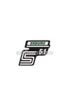 logo foil / sticker S51 Enduro green for Simson S51