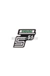 OEM Standard Logo fólia, matrica S51 Enduro zöld, Simson S51