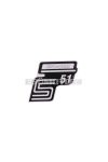 OEM Standard Logo fólia, matrica S51 Enduro fehér, Simson S51