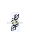 logo decal set S51 electronics foil / sticker yellow for Simson S51