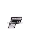 logo foil / sticker S51 Elektronik white for Simson S51