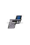 logo foil / sticker S51 B blue for Simson S51