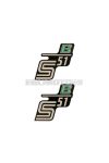 OEM Standard Logo fólia, matrica S51 B fekete-világoszöld, 2 darab Simson S51