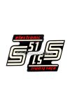 logo foil / sticker S51 Elektronik black-red 2 pieces for Simson S51