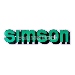 logo foil / sticker tank green, black for Simson S51