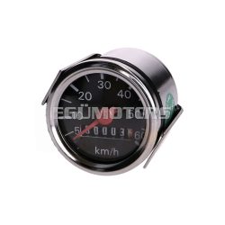 speedometer universal 60km/h black 48mm for Hercules Simson