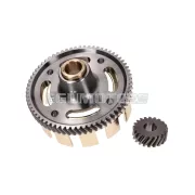 Tuning könnyű kuplungkosár 1. fokozat, 65/20 lánckerékkel, Simson S51, S53, S70, S83, SR50, SR80, KR51/2 Schwalbe