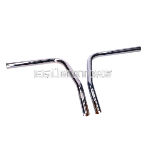 handlebar 2-parts chromed for Peugeot 103, MVL, Vogue