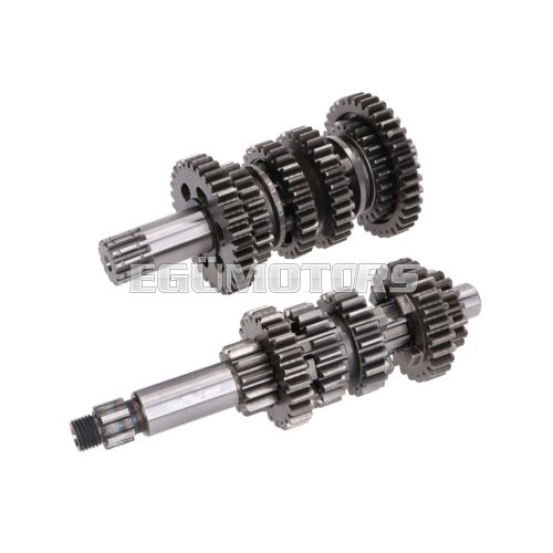 gearbox / gear shaft set 6-speed standard for Minarelli AM6 1st series