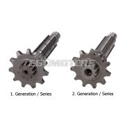 OEM Standard váltó / váltótengely szett, 6 sebességes, standard, Minarelli AM6 1. széria