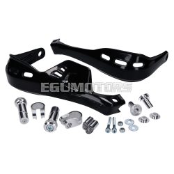   handguards / hand protector set Integral black for 22mm diameter handlebar