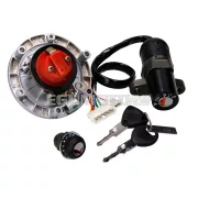 Kulcsos kapcsoló zár készlet komplett, Derbi GPR Nude, Racing (2004-2010), Aprilia RS50 (2006-2010)