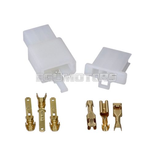 electrical wiring repair / connector kit 3 pins 2.8mm 8-piece
