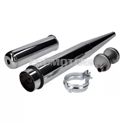   Rezonancia kipufogócső 28mm krómozott, Simson S50, S51, S53, S70, S83, SR50, SR80, KR51/2 Schwalbe