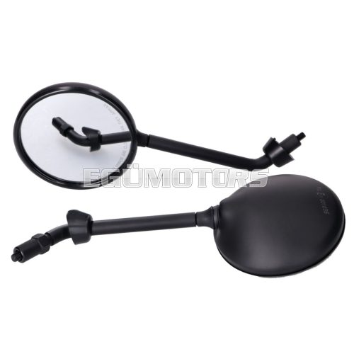 mirror set short version black M8 for Vespa GTS 125 2018-, GTS 300 HPE