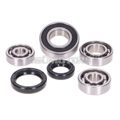 gearbox bearing set w/ oil seals for Minarelli short type