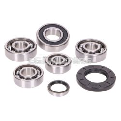   gearbox bearing set w/ oil seals for Yamaha Majesty, Maxster, Teos, X-City, Benelli Velvet, Malagutti Madison, MBK Doodo, Skyliner, Thunder 125cc 4-stroke