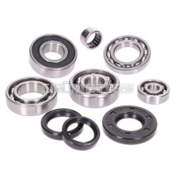   engine bearing set w/ oil seals for Vespa Smallframe 24mm 50, S, N, R, L, Special, Elestart, PK, 80, 90, 125