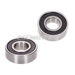   wheel bearing set front and rear axle for Aprilia, Derbi, Gilera, Piaggio, MBK, Rieju, Motorhispania = NK440.08