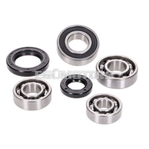 gearbox bearing set w/ oil seals for Peugeot Speedfight 100