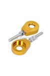 chain tensioner set aluminum gold anodized 12mm