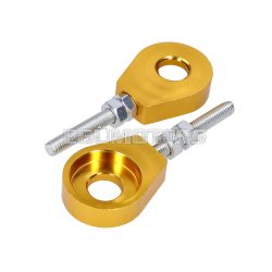 chain tensioner set aluminum gold anodized 12mm