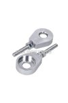 chain tensioner set aluminum silver anodized 12mm