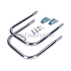   luggage rack set rear chrome long support bar for Simson S50, S51, S70