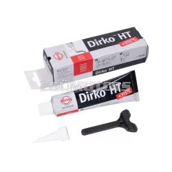 Tömítőanyag Dirko HT szilikon, fekete, +315°C, 70 ml