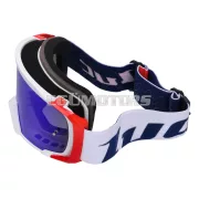 MX szemüveg LUC1 Team fehér / piros - irídiumkék