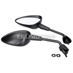   mirror set M8 thread, matt black for Vespa GTS HPE, Sprint, Primavera