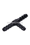 fuel hose T-piece / T-fitting black 6mm