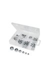 flange nut assortment self-locking, metric M4-M12 108-piece