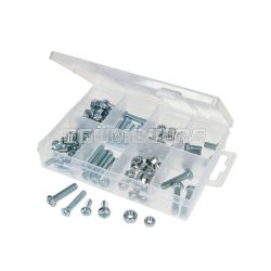 machine bolt and nut assortment M5, M6 105-piece