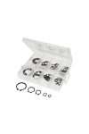 shaft circlip / snap ring assortment external 6-25mm 64-piece