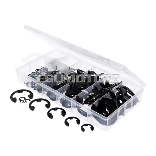 shaft circlip / snap ring assortment external 1.5-22mm 300-piece